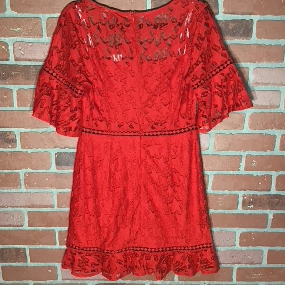 MINKPINK Starstruck Dress in Red - Picture 6 of 6